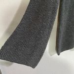 American Eagle Flare Sleeve Sweater Women's Large Gray Lace Up Front Photo 5