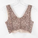 Bali Leopard Print Unpadded Seamless Pullover Stretch Full Coverage Bra Medium Photo 1