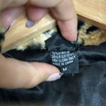 Cejon ladies leopard print faux fur zip up vest size medium Photo 6