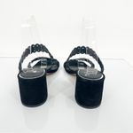 Paige Viera Grommet Suede Slide On
Heeled Sandals 9.5 Black Photo 4