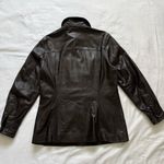 Vintage Wome’n leather jacket, Virginia Slims Size M Dark Brown Size M Photo 4