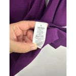 Kate Spade NY Dress S Purple Ruffle Sleeve Fit Flare Quiet Luxury Cocktail Party Photo 4