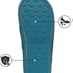 Cozy Essential Teal Blue Slippers House Shoes — 6 — NIB Photo 4