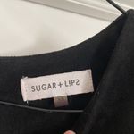 Sugar Lips Sugar & Lips velvet grommet black mini dress Photo 2