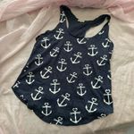 Eyeshadow blue anchor tank top Photo 2