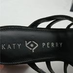 Katy Perry The Layla Sandals Womens 9.5M Black Rhinestones Block Heel Shoes Photo 8
