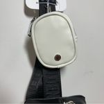 Steve Madden Black and White Crossbody Bag and Key Chain Pouch NWT Photo 1