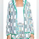 Tory Burch  Sport Womens S Print Water Repellent Packable Windbreaker Photo 0