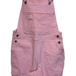 Duluth Trading Co Heirloom Gardening Bib Short Overalls Pink Photo 0