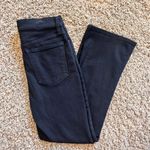Madewell Mid Rise Kick Out Jeans in Black Women's Size 28 Ankle Length Photo 5