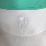 Footjoy ladies baby pique polo golf shirt with sleeves size large Photo 10