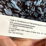 Eloquii A-Line Puff Sleeve Dress Women 20 Brown Blue Brush Stroke Keyhole Artsy Photo 6