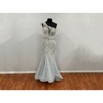 Mac Duggal  79264 Embroidered Applique Feathered One Shoulder Trumpet Gown 8 Photo 3