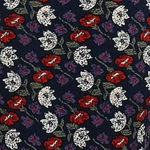 LuLaRoe Floral Tulips Garden Party Red & Purple Cassie Pencil Skirt Size S Small Photo 2