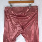 Nike One Leggings Womens 2X Metallic Red 7/8 Tight Fit Performance Athleisure Photo 3