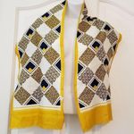 Geometric Yellow and Black Scarf Photo 0
