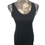 BCBG MaxAzria Black Twist Back Sleeveless Maxi Dress size small Y2K Photo 3