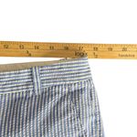 J.Crew  Bermuda Shorts Womens Size 12 Blue White‎ Striped Seersucker Nautical Photo 8