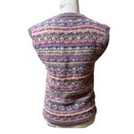Woolrich Sweater Bee Wool Blend Colorful Crewneck Vintage Sweater Vest Women size Small Photo 5