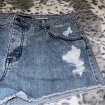 Black heart Denim shorts Photo 1
