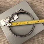 Nordstrom New ’s Silver Bracelet with Crystals Bangle with Gift Box Photo 6