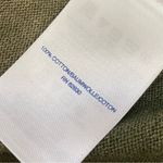 Green striped cotton open cardigan Size M Photo 7