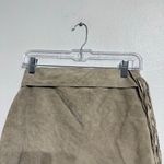 Limited Too  Cream Leather Mini Skirt Sz 12 Photo 1