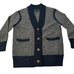 Rag and Bone  Size XS 100% Cashmere Fishermans Sweater‎ Navy Blue Stripes Preppy Photo 0