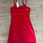 Urban Outfitters  Red Satin Mini Dress Photo 1