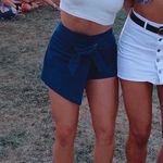 Altar'd State Blue Jean Skort Photo 1