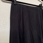 Forever 21 Faux Suede Black Mini Skater Skirt Size XS Photo 3