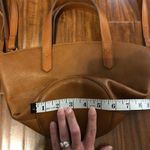 Street Level , Brown Small Trapeze Crossbody Tote or Purse Photo 6