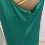 Loft Green Satin Slip Dress Photo 6
