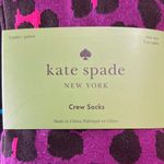 Kate Spade  3 Pack Crew Burgundy Socks Photo 1