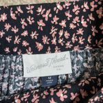Universal Threads Black Pink Floral Boxy Cut Blouse Photo 2