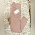 Athleta Salutation Mesh Crossover Leggings LT | Sandstone 7/8 PowerVita NWT Photo 3