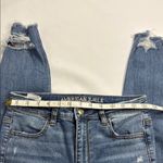 American Eagle Outfitters Medium Blue Ripped Skinny Jeans Photo 4