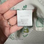 Modcloth Green Cactus Print Ruffle Sleeve Button Up Top Photo 3