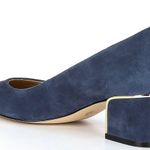 Michael Kors NEW  Lana Pump Navy Blue Suede Heels Photo 4