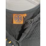 Tory Burch  Women Sheer Lined Silk Beaded Sleeveless Blouse Top Black Size 2 Photo 1