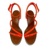 Christian Louboutin  Mafaldina Zeppa 120 Wedge Sandal Orange Size 40 Photo 5