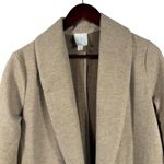 Joie  Long Open Cardigan Beige Neutral Long Sleeves Pockets Duster Women's Medium Photo 1
