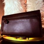 Liz Claiborne  Brown Wallet Clutch Organizer Snap Closure Photo 2