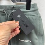 Alphalete  Athletic Shorts Green Drawstring Waist Sweat Shorts Size S Photo 2