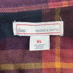 Gap Plaid Button Down Long Sleeve Oversized Tunic Top Relaxed Fit Womens XL Photo 5