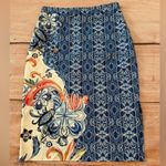 Moulinette Soeurs Anthropologie Moulinette Souers Becancour Pencil Skirt  Size 6 Paisley Floral Photo 2