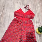 House of Harlow Red Halter Alondra Jumpsuit Photo 5