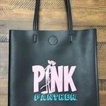 Branded Pink Panther Totebag 12‎ X 14” EUC Black Photo 0