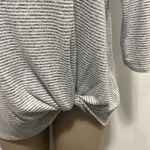 MATTY M Cute Rouched Light Cozy Sweatshirt Sz L Gray Size L Photo 7