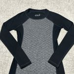 Smartwool  Dress Womens XS Black Gray Diamond Peak Quilted Pockets Merino Wool Photo 2